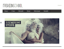 Tablet Screenshot of fashion-school.pl